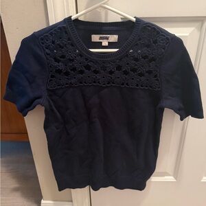 LOFT Navy Knit Sweater